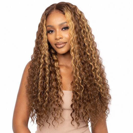 V2 Auto Upload Test - Honey Blonde Jerry Curl Lace Wig