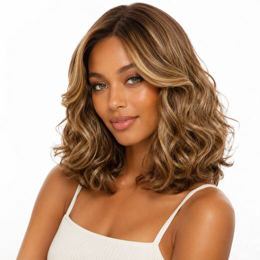 16 Inch Piano Colour 13x4 Lace Wig with a Rose Breathable Inner Cap