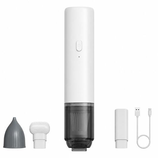 60W Cordless Wet & Dry Handheld Car Vacuum Cleaner, White